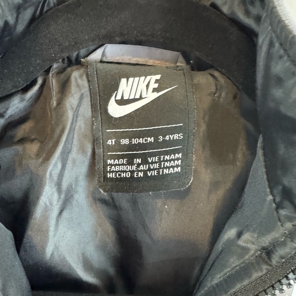 Nike Kids Charcoal Puffer Jacket - Picture 3 of 5
